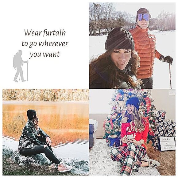 Winter Hats for Women Deep Purple - Picture 7 of 8